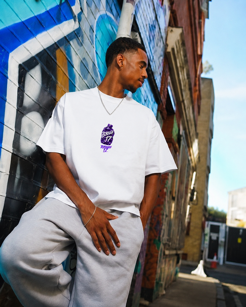 'PURPLE JUICE' TEE [WHITE]